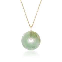 Jade Donut Pendant