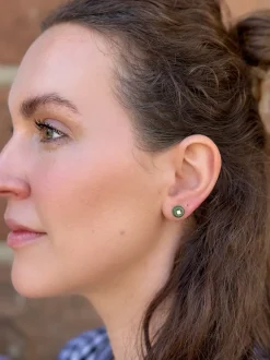 Jade Small Orbit Studs