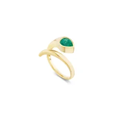 Jardin Emerald Snake Ring