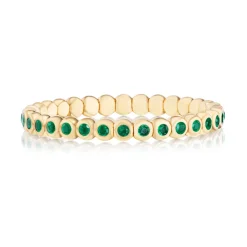 Jardin Emerald Stretch Bezel Bracelet
