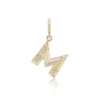 Knife Edge Large "M" Charm