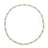 18KY Gold, Silver & Diamond Confetti Chain