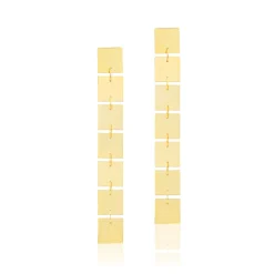 Large Foundation Drop Earrings