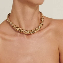 Large "Gia" Wheat Necklace