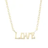 Large "LOVE" Nameplate Necklace