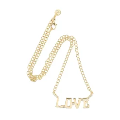 Large "LOVE" Nameplate Necklace