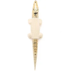 Large Mammoth Alligator Bite Earring