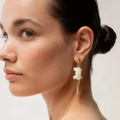 Large Mammoth Alligator Bite Earring