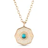 Large Porte Bonheur Charm- Turquoise
