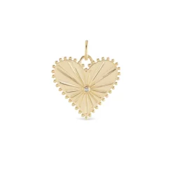Large Pour Toujours Heart Charm
