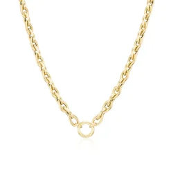 Large Teardrop Chain Necklace