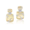 Lightening In A Square Earrings