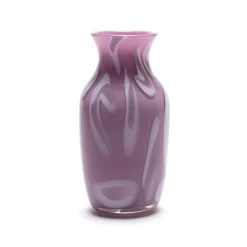 Lilac & White Vase
