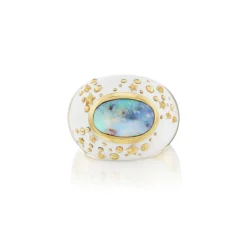 Mammoth & Opal Galaxy Dome Ring