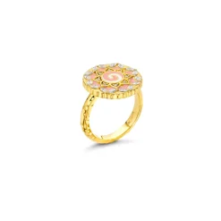 Mandala Coin Ring