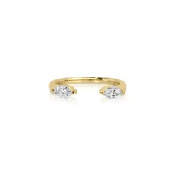 Marquis Diamond Orbit Ring