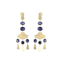 Maya Iolite Earrings