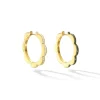 Medium Triplet Hoop Earrings