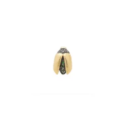 Mini Gold Fly Wing Scarab Stud
