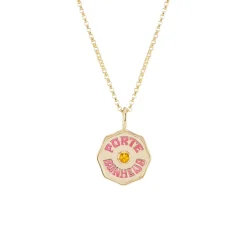 Mini Porte Bonheur Charm w/ Citrine