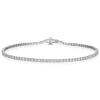 Mini White Gold & Diamond Invisible Tennis Bracelet