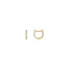 10mm Diamond Huggie Earrings