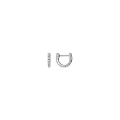 8mm Diamond Huggie Earrings