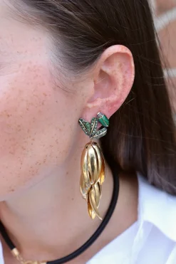Monkey Bunch Banana Earrings