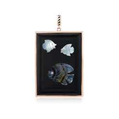 One-of-a-Kind Onyx Fish Tank Pendant