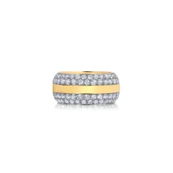Ouro Diamond Band Ring