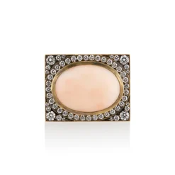 Oval Coral Renee Ring