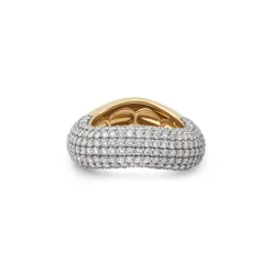 Pave Diamond Illusion Ring