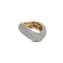 Pave Diamond Illusion Ring