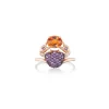 Pink & Orange Baby Crab Cosquilleo Ring