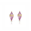 Pink Topaz Pietra Studs