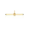 Plain Gold T-Bar Pendant