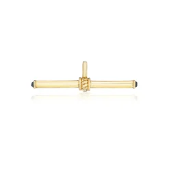 Plain Gold T-Bar Pendant
