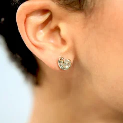 Poseidon Getaway Shell Mini Stud Earrings