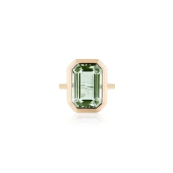 Prasiolite Ring