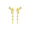 Python Drop Climber Earrings