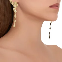 Python Drop Climber Earrings