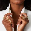 Radiate Stacking Ring- Emerald