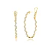 Rio Diamond Inside Outside Hoop Earrings