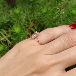 Rose Gold Baby Chameleon Ring