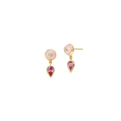 Rubellite Uirapuru Earrings