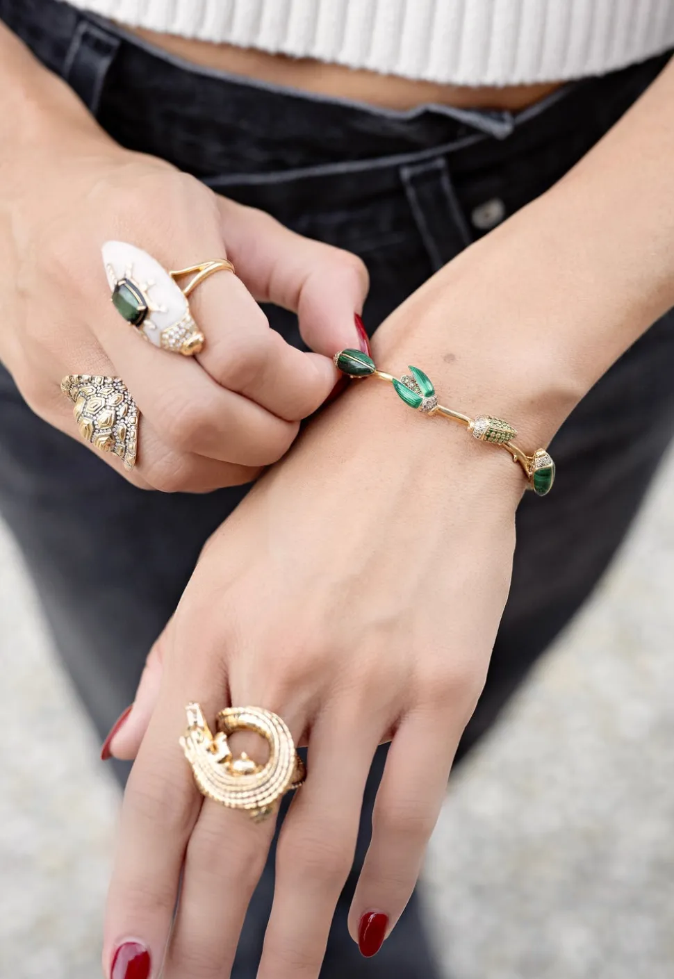 Scarab Bangle