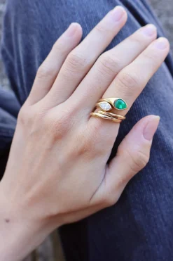 Scintillate Diamond Snake Ring