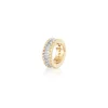 Single Row Diamond Rondelle Bead