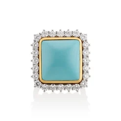 Sleeping Beauty Turquoise Ring