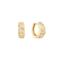 Small Diamond Ecrou Earrings